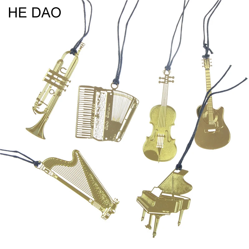 Cute Gold Metal Bookmark Fashion Music Piano Guitar For Book Creative Gift Korean Stationery huismerk kopen in de aanbieding Cute Gold Metal Bookmark Fashion Music Piano Guitar For Book Creative Gift Korean Stationery huismerk kopen in de aanbieding
