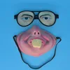 Man Boy Fun Clown Joke Glasses Horror Latex Mask Kids Adults  Party Masks  Party  Up Props birthday  Halloween Christmas Xmas ► Photo 3/6
