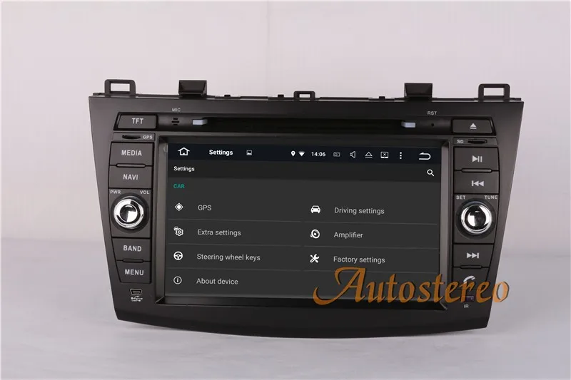 Discount 8 Core Android 8.1 RAM 4G ROM 32GB 2Din Car GPS Navigation DVD Player Unit For Mazda 3 Axela 2009-2013 Free map and camera 13
