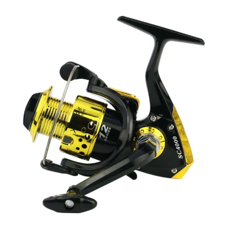 LidaFish Brand SC1000-7000 Black gold Series Plastic plating 12BB Left/Right Hand Fishing Reel LidaFish Brand SC1000-7000 Black gold Series Plastic plating 12BB Left/Right Hand Fishing Reel