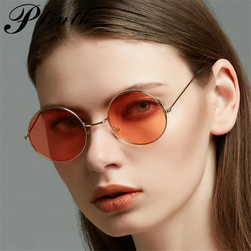 

Plinth Brand Small Red Round Sunglasses Women Clear Fashion Sunglasses Brand Woman 2019 Fashion Cute Retro Glasses Lentes Rojos