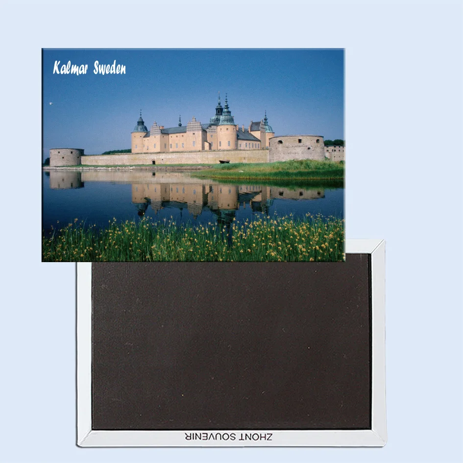 

Kalmar Castle, Kalmar, Sweden, Magnetic refrigerator stickers, tourist souvenirs, small gifts 24792
