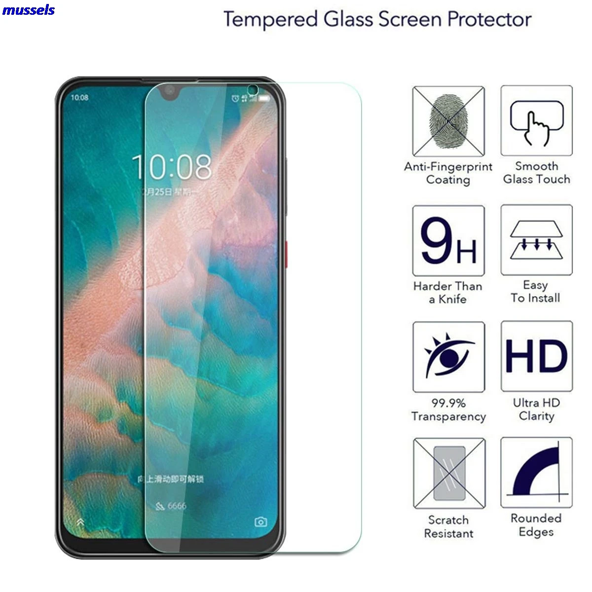 

Ultra-thin Screen Protector Tempered Glass For ZTE Blade V 10 V10 Vita Toughened Glass Explosion Film