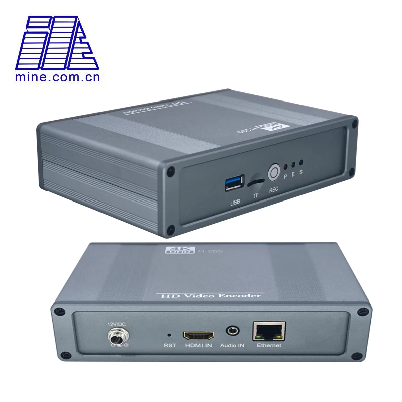 HEVC H.265 /H.264 4K HDMI к IP аудио видео кодировщик Iptv Потоковая поддержка видеозаписи с TF