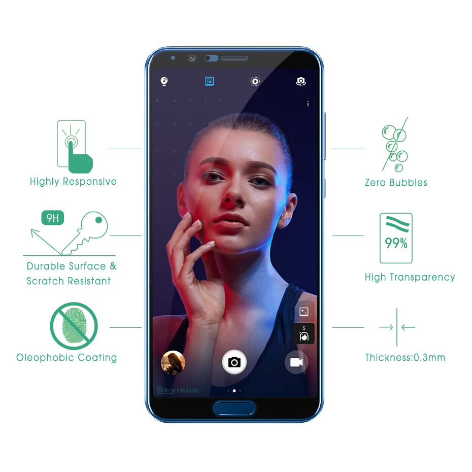 Seyisoo Brand Tempered Glass For Huawei Honor V10 (6)