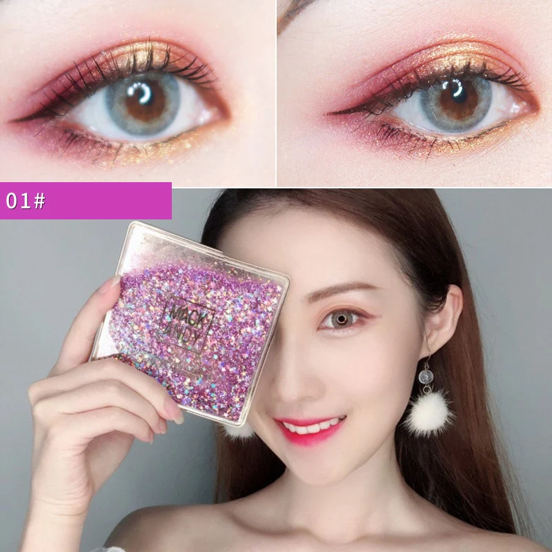 

Dreamlike Quicksand 12 Color Shining Eyeshadow Palette Makeup Glitter Pigment Smoky Eye Shadow Pallete Waterproof Cosmetic TSLM1