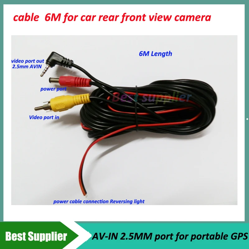 AVIN Port car camera cable Car rear view backup front view camera cable