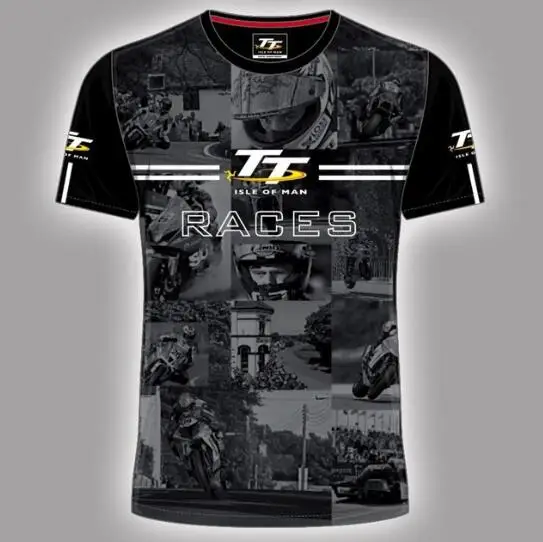 

NEW Motorcycle Isle of Man TT T-shirts races MOTOGP Superbike World Championship T shirt Cafe Racer Moto Jersey