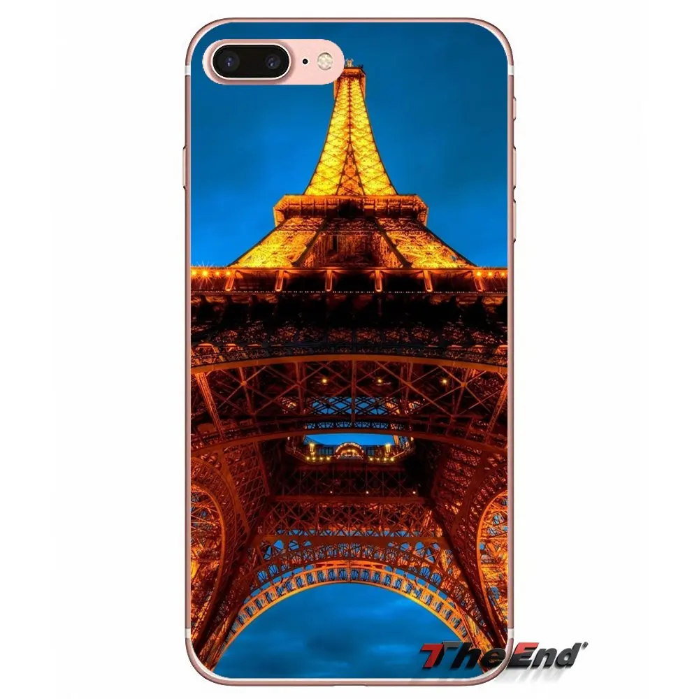 Эйфелева башня ночь боке Франция Париж чехол для Huawei P Smart Y6 Pro P8 P9 P10 Nova P20 Lite Mini 2017 SLA