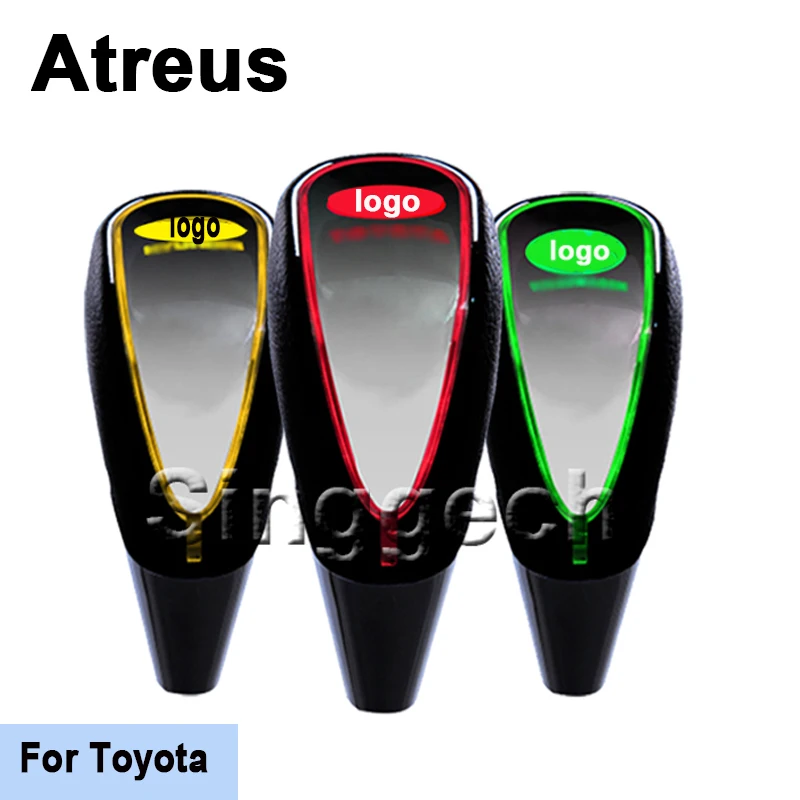 Atreus Car Gear Shift Knob Touch Sensor LED Light Colour 5/6 speed For