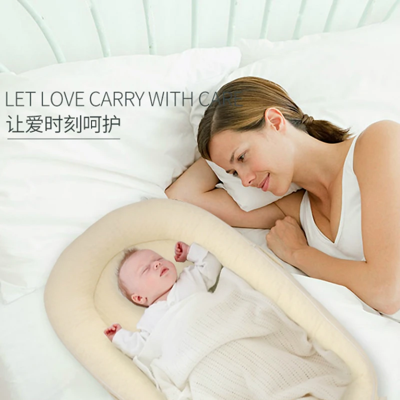 Мягкие детские кроватки сна Портативный кроватка путешествия младенцев Bionic кровать многофункциональный матрас удобные