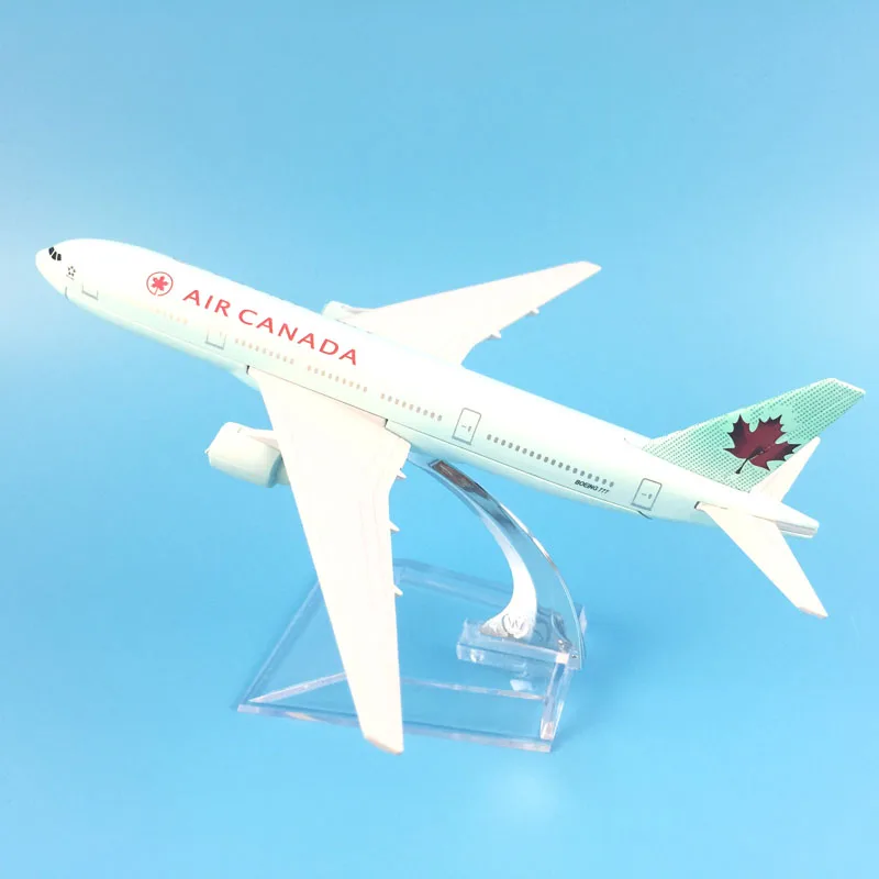 20 см AIR Канада Boeing 777 модель самолета Модель самолета 16 см сплав Металл литье под давлением игрушечная модель самолета подарок дропшиппинг магазин