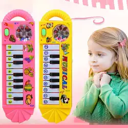 Детские игрушки для малышей развивающие пластиковые детские музыкальные пианино Ранние развивающие игрушки инструмент подарок YH-17