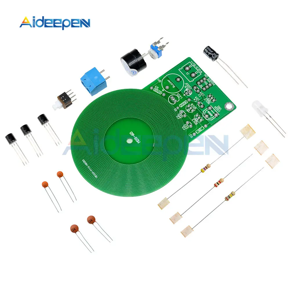 Металлоискатель электронный Diy комплект DC 3 V-5 V Бесконтактный Датчик Модуль платы электронный элемент металлоискатель DIY