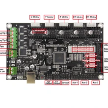 BIQU BIGTREETECH GEN V1.0 3D принтеры плата контроллера 4 слойная печатная MKS