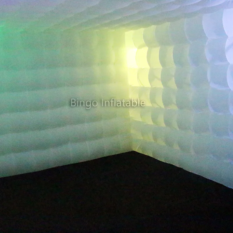  Customized 5.5X3.5X2.5 Meters inflatable lighting tent Airblown tent style digital printing inflata