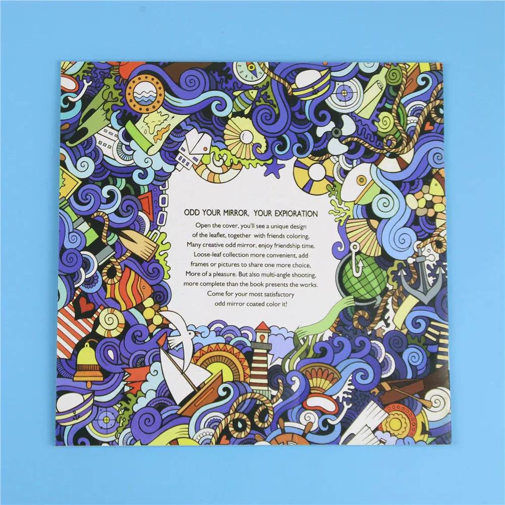 1 PCS 24 Pages English Version Wonderland Exploration Coloring Book For Adult Relieve Stress Graffiti Drawing Art Book 1 PCS 24 Pages English Version Wonderland Exploration Coloring Book For Adult Relieve Stress Graffiti Drawing Art Book