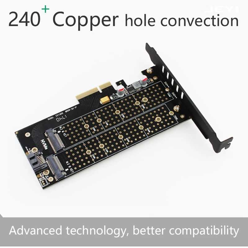 AAAJ M.2 Nvme адаптер Ngff для Pcie 3.0 Вентилятор охлаждения с вентилятором алюминиевая