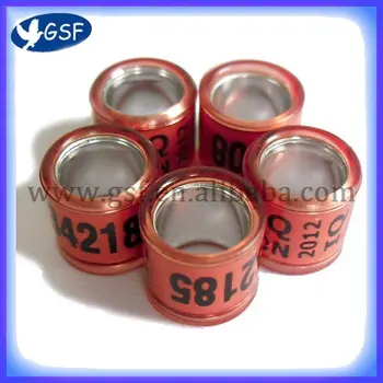 

8mm Aluminium with Plastic Pigeon Ring