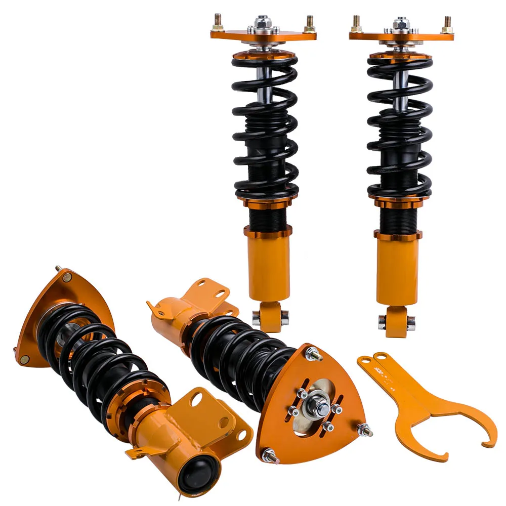Front and Rear Coilover Suspensions kit for Subaru Impreza 08 11 Shock