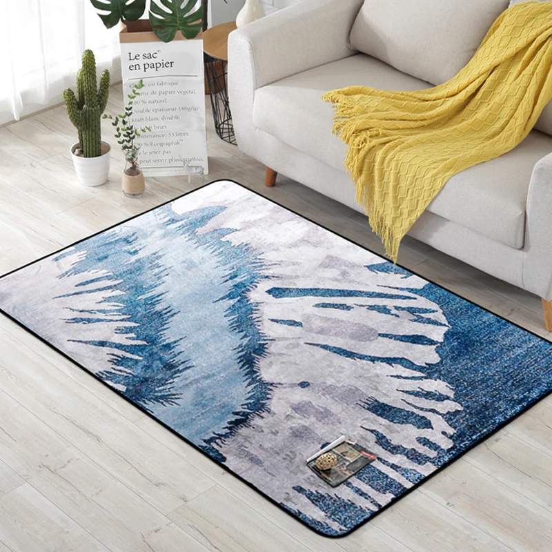 

Geometric Carpets For Living Room Decor Rug Modern bedroom Bedside Floor Mats tapete Bathroom Kitchen Antiskid large Area carpet