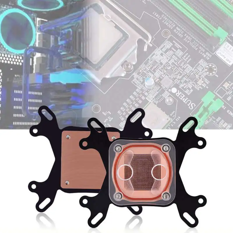 Универсальный блок водяного охлаждения процессора система водяного охлаждения универсальная для процессора Intel AMD