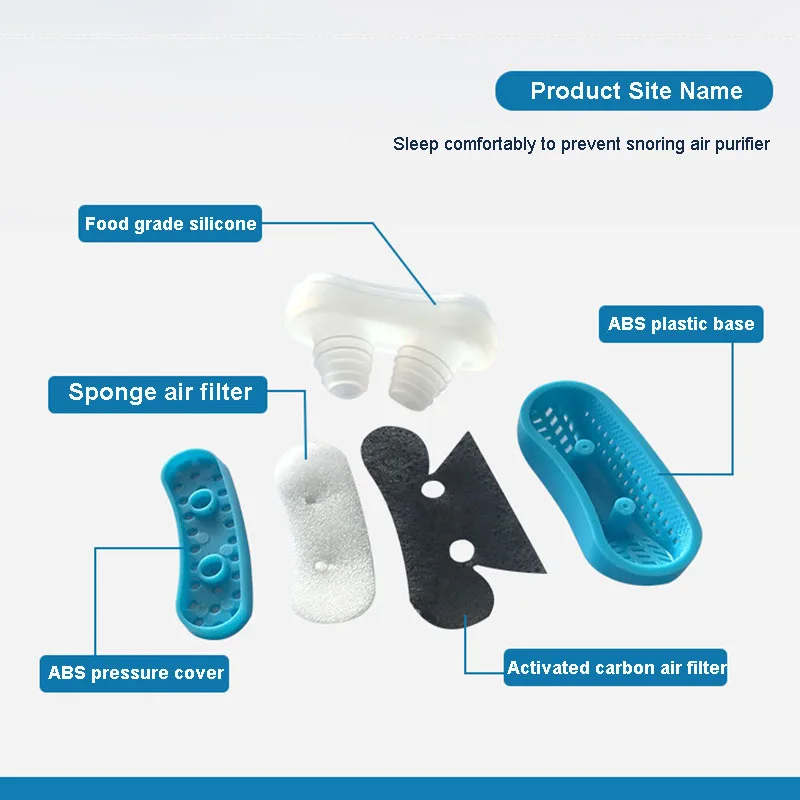 Soft Silicone Anti Snore Device Nasal Dilators Apnea Sleep Aid stop snoring solution Stopper Nose Clip Anti-snore Respirator