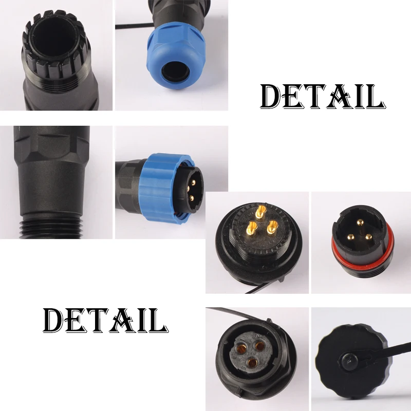 Водонепроницаемый разъем SP20 Тип IP68 кабель разъем и гнездо мужской и женский 2/3/4/5/7/9/10/12/14 контактный SD20 20 мм