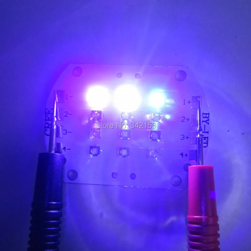 Светильник Topled на заказ 4 канала Cree XPE XP-E+ Epileds светодиодный излучатель светильник 9 в 350-600mA 420NM 450NM 6000K светодиодный светильник