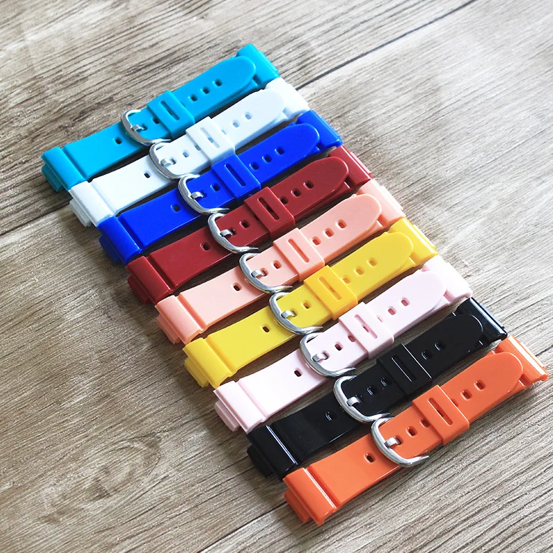 Аксессуары для часов подходит Casio baby G series BA 110/111/112/BGA 130 женский силиконовый