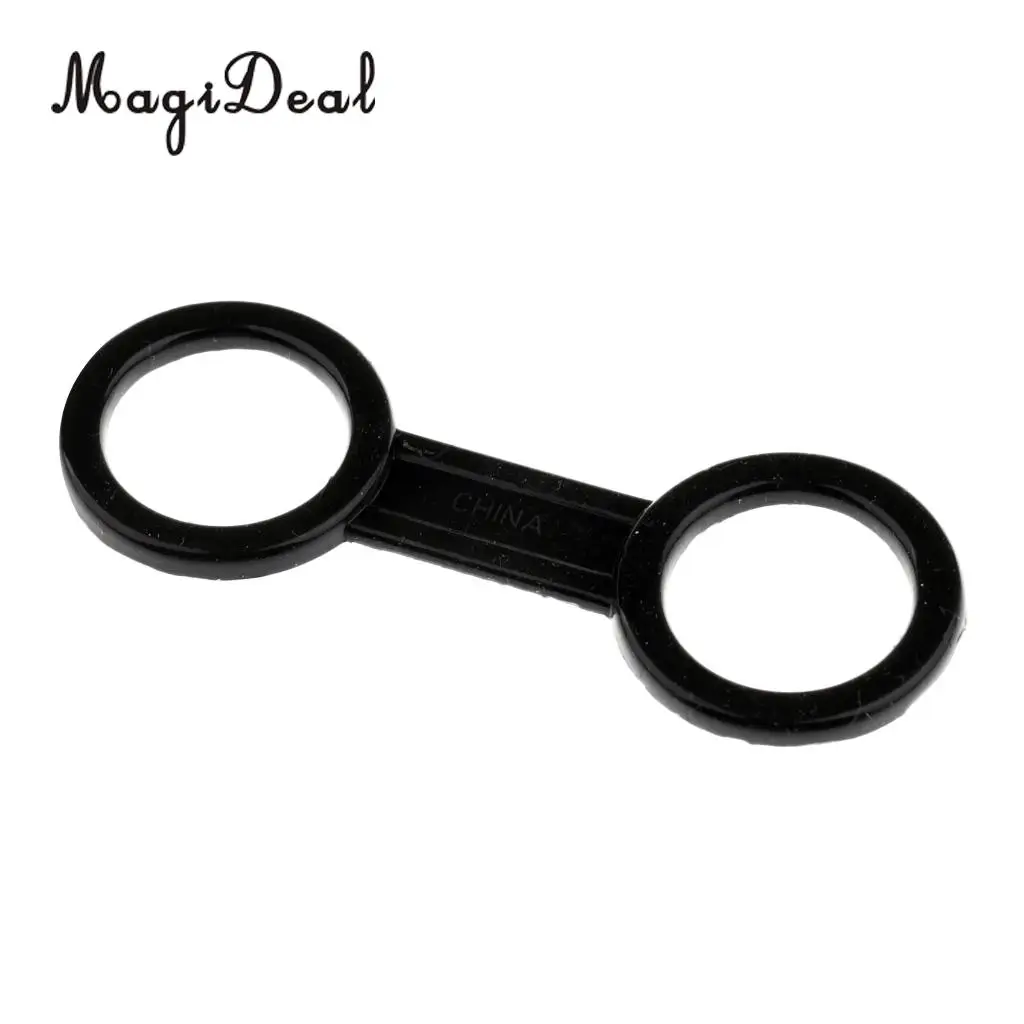 MagiDeal Hot 1Pc Scuba Diving Dive Silicone Snorkel Mask Strap Keeper Clip Holder Retainer Snorkeling Gear Equipment Acce Black