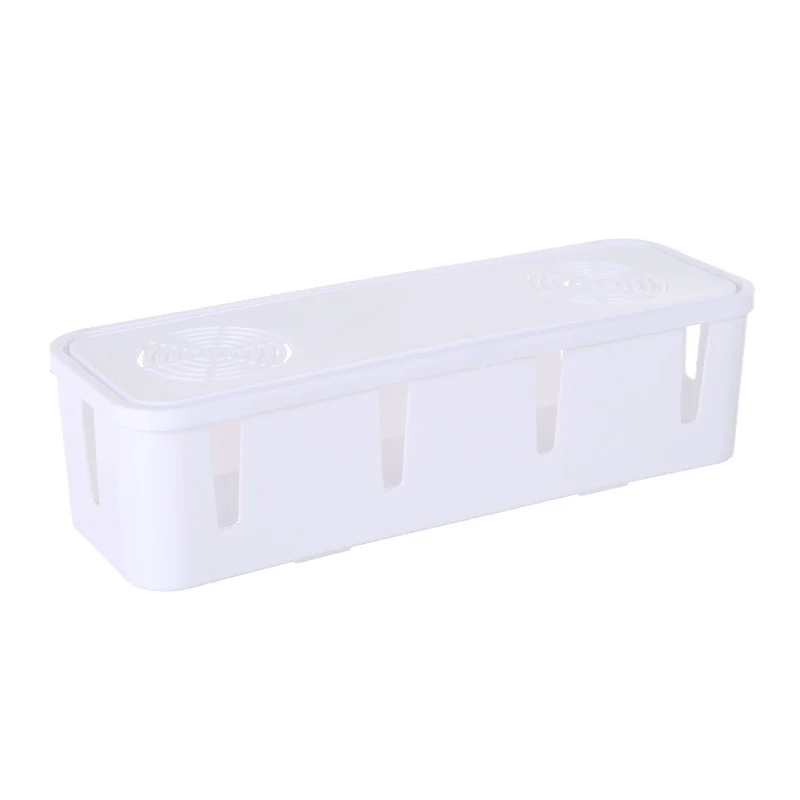 1pc Plastic Power Strip Cord Socket Storage Box Electric Wire Storage Organizer Cable Collect Cases Power Strip Cord Storage Box
