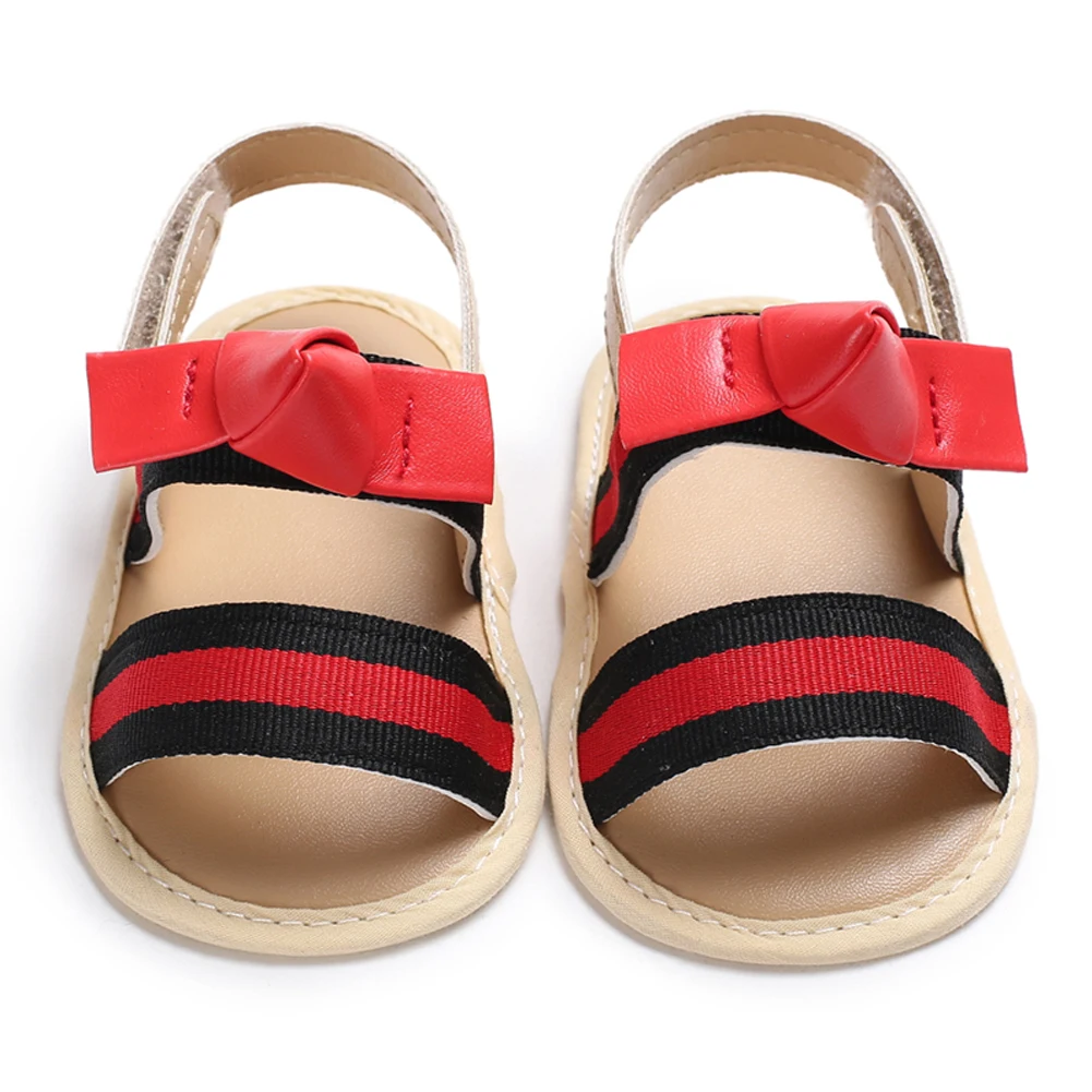 Pudcoco детские сандалии 0-18 м новорожденных мальчиков и девочек кожаные сандалии малышей Дети мягкая подошва для кроватки обувь