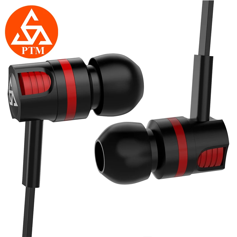 

PTM CT1 In-Ear Earphone with Mic Handfree Fashion Music Earbuds Gaming Headset for Phone iPhone Samsung Xiaomi