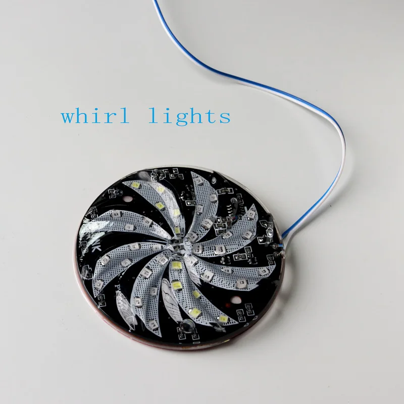 

Free shipping LED whirl lights Super bright 1210 LED (W)( R) (B ) automatic control/Explosion Waterproof 1