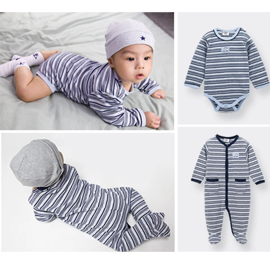 Kavkas bébé barboteuses ensemble nouveau-né vêtements bébé vêtements garçons marque hiver coton combinaisons à manches longues combinaisons combinaison barboteuse