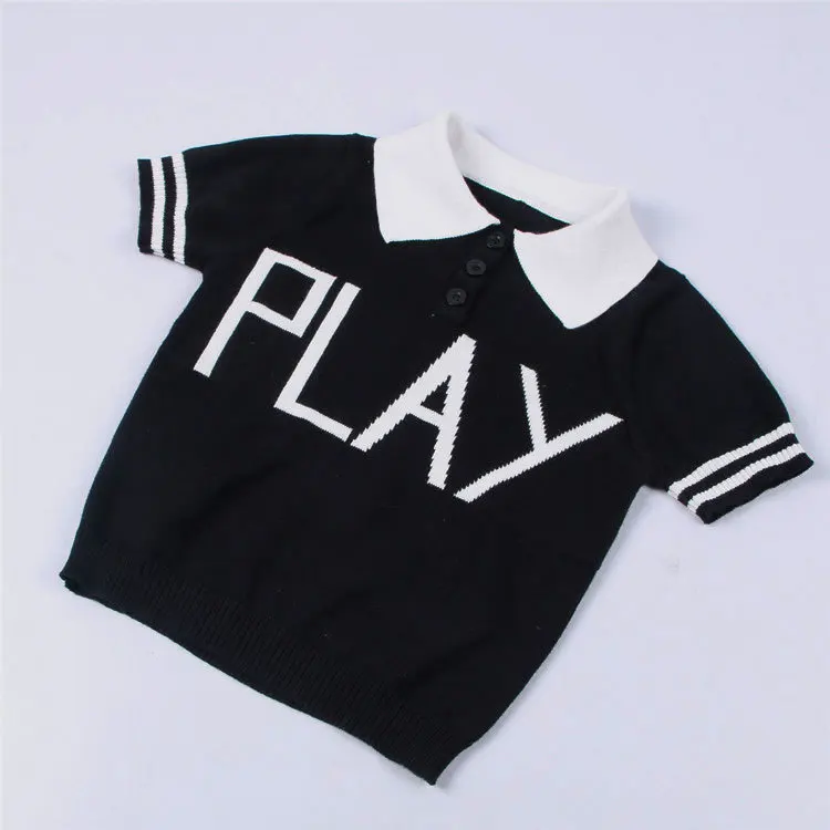 2017 Family Matching Clothes Outfits Mother Daughter Sun Clothing sets Knitted T-Shirts Girl Boys kids clothing Mom kids clothes