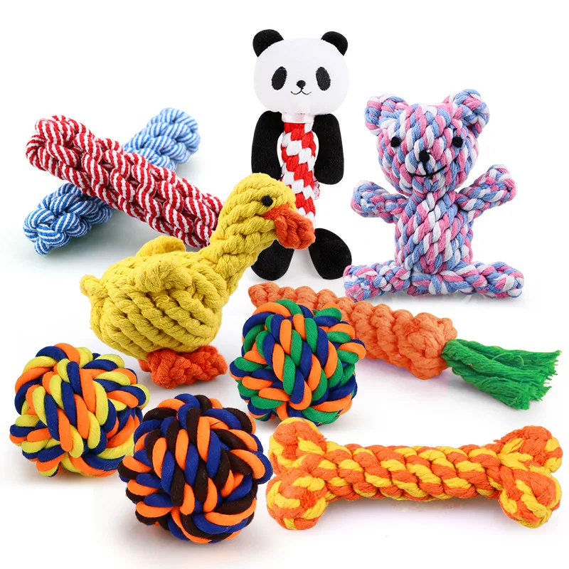 1 Stuks Bite Slip Hond Kauwen Speelgoed Voor Kleine Honden Reinigen Tanden Puppy Hond Touw Knoop Bal Speelgoed Spelen dieren Honden Speelgoed Huisdieren|Honden Speelgoed| - AliExpress