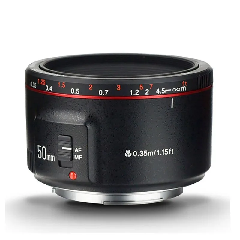 YONGNUO YN50mm F1.8 II Большая диафрагма объектив с автофокусом маленький эффектом