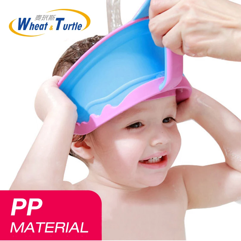 

Hair Wash Shampoo Shield Waterproof Splashguard for Infant Children Baby Kids Bath Visor Hat Adjustable Baby Shower Protect Cap