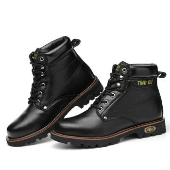 

2019 safety shoes High-top British wind-proof smash-proof safety boots work shoes