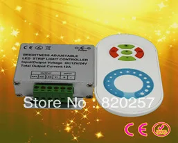 Трогательно диммер контроллер для 5050 3528 SMD LED один цвет полосы 12 В/24 В