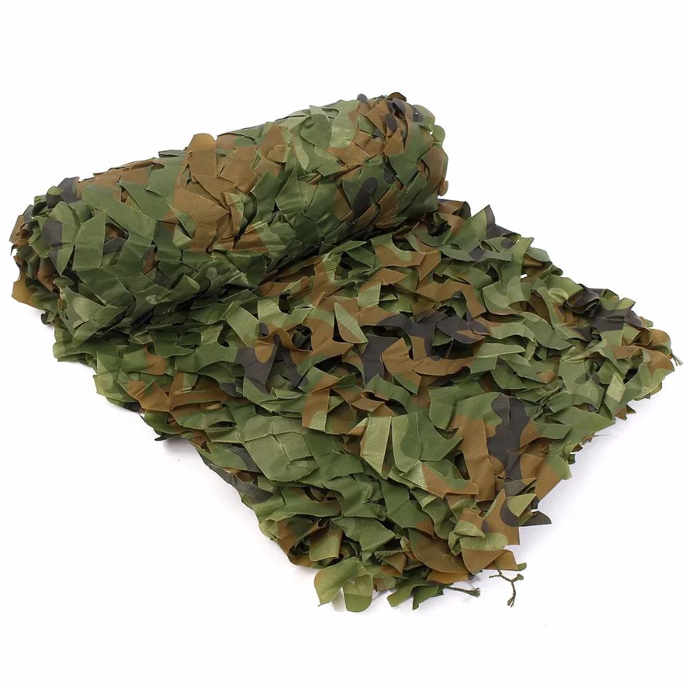  3*5M Military Camouflage Net 5 Colors Outdoor Camo Woodland Army Camo Netting Hunting Sun Shelter T