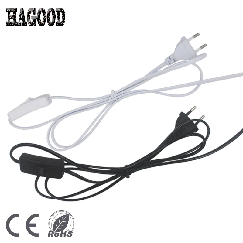 

1.8 M 303 Push Button Switch EU Plug Power Cord Wire for Replace DIY Grass Cylinder Camp Book Lamp