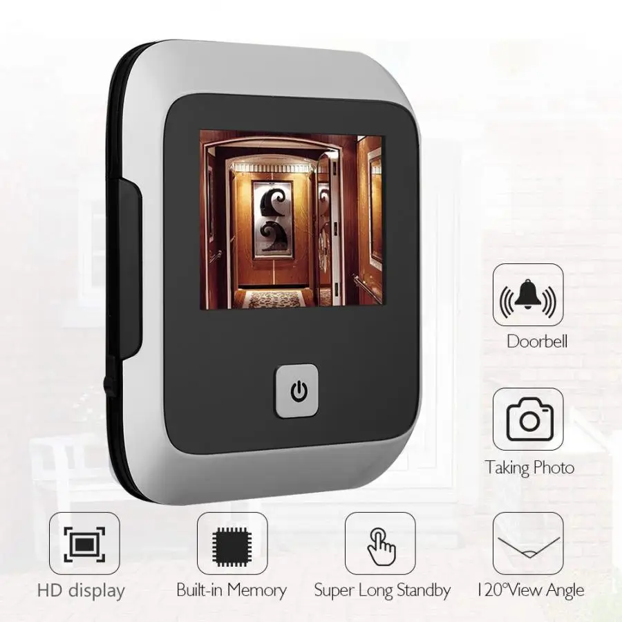 

3.0 Inches Safety Door Viewer Doorbell 120 Degree Intelligent Electronic HD Video Door Viewer Outdoor door bell