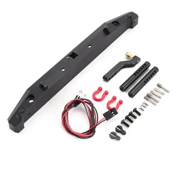 

Metal Front Rear Bumper with Rescue Lock 2 Led Lights Hook for Model Off-road Crawler D90 Traxxas TRX-4 Axial SCX10 90046 Parts