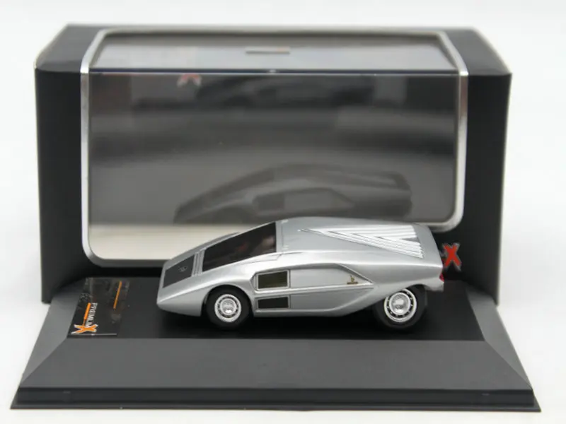 

Premium X 1:43 Lancia Stratos Zero Prototype 1970 Silver PR0185 Limited Edition Collection Resin Car Toys Models