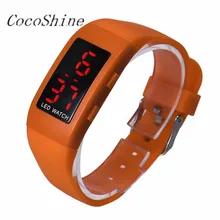 CocoShine A-999 Женские Мужские Виды Спорта Силикона Цифровой СВЕТОДИОДНЫЙ Спорт Наручные Часы оптовая Бесплатная доставка