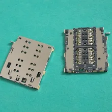 50 шт./лот SIM кард-ридер гнездо держатель ЛОТОК СЛОТ телефон запасные части для Xiaomi 6 M6 Mi6
