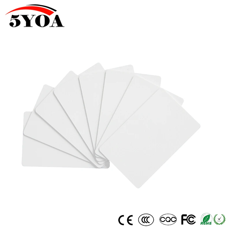 

50pcs EM4305 T5577 Blank Card RFID Chip Cards 125 khz Copy Rewritable Writable Rewrite Duplicate 125khz